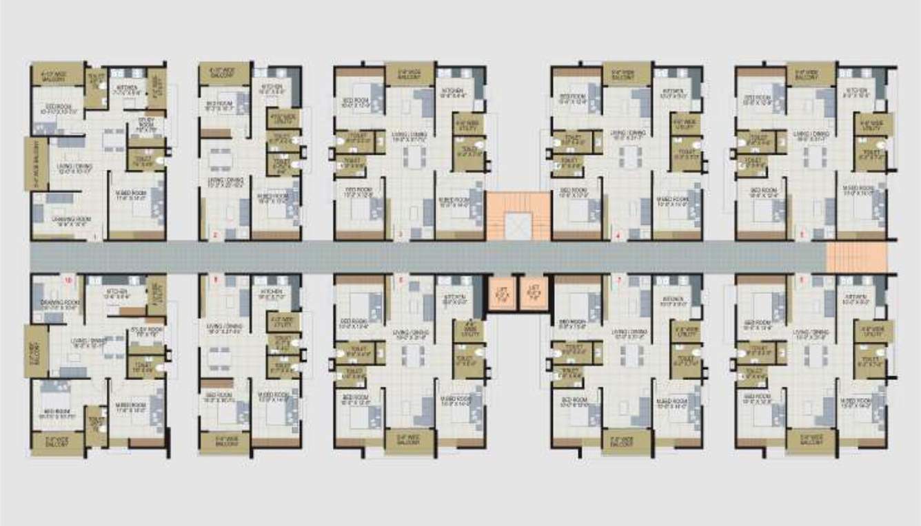  the reef Tower 2 Cluster Plan