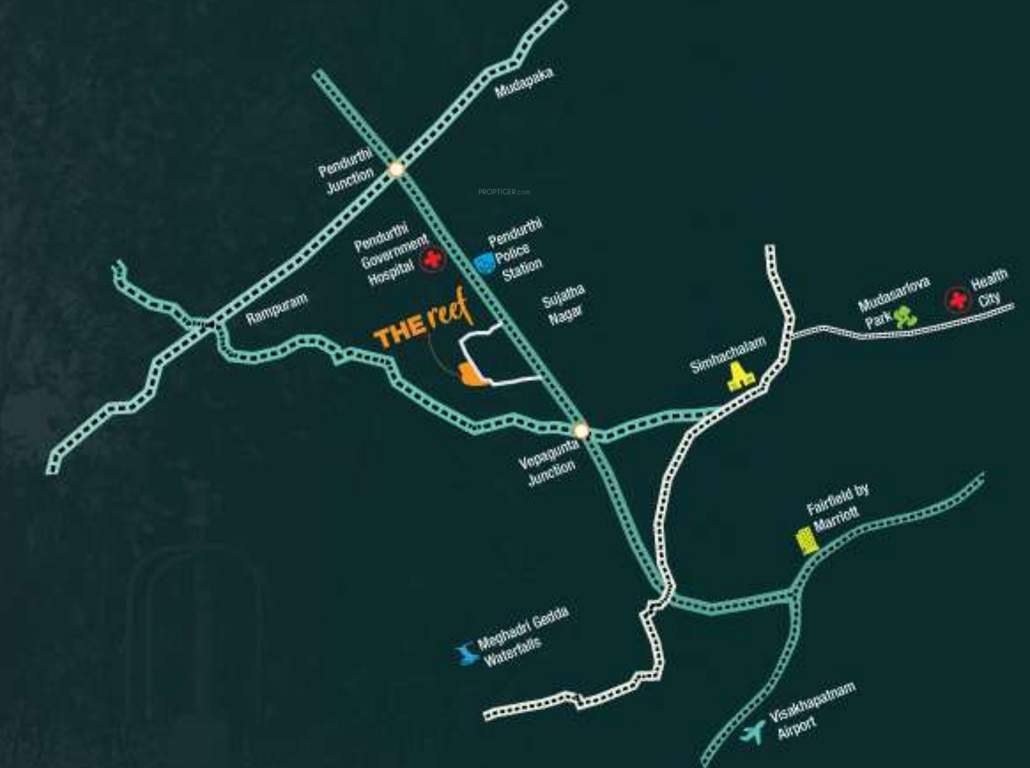  the reef Location Plan