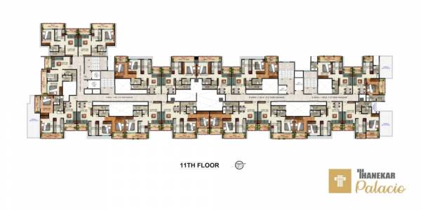  thanekar-palacio Cluster Plan for 11th Floor Phase - 1