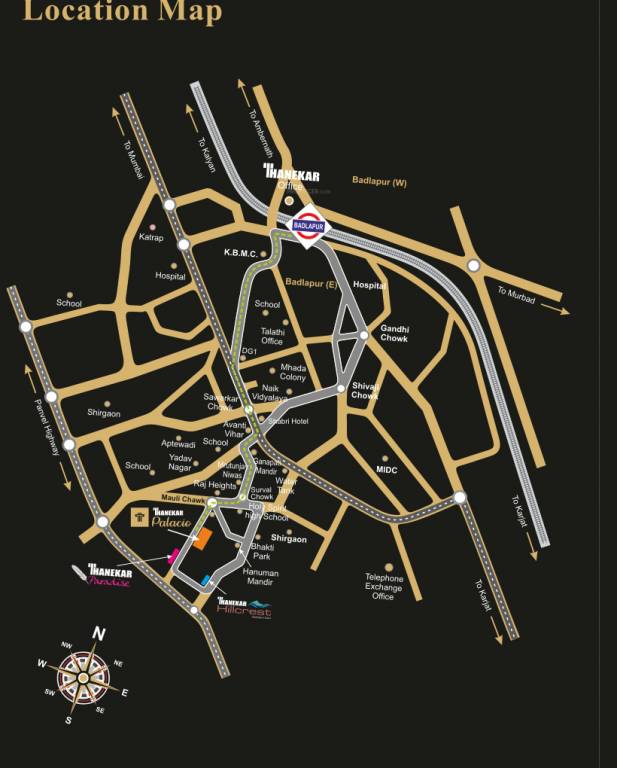  thanekar palacio Location Plan