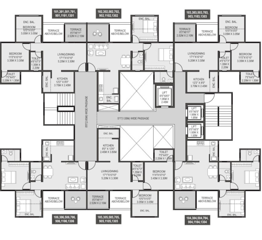  unique k ville E Cluster Plan