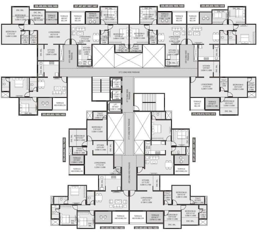  unique k ville F Cluster Plan