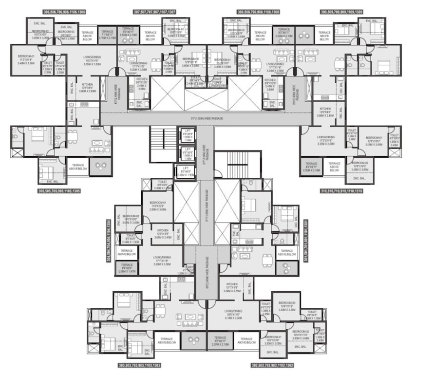  unique k ville F Cluster Plan