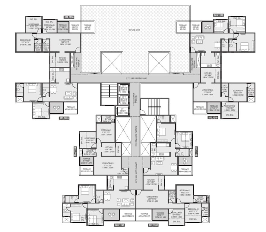  unique k ville F Cluster Plan