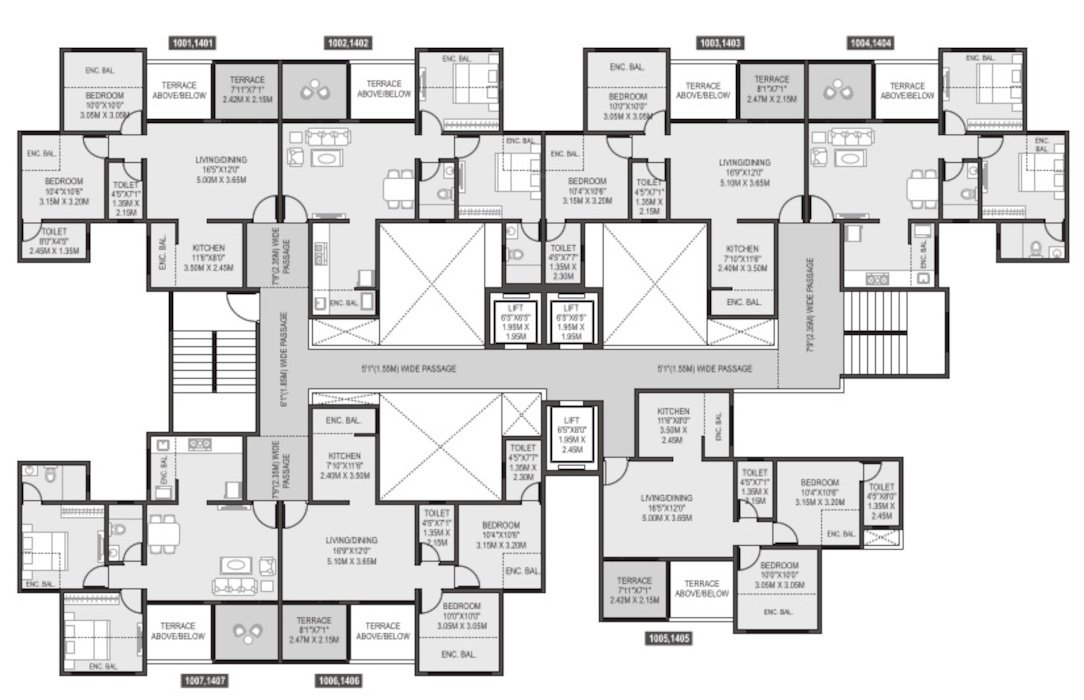  unique k ville G Cluster Plan