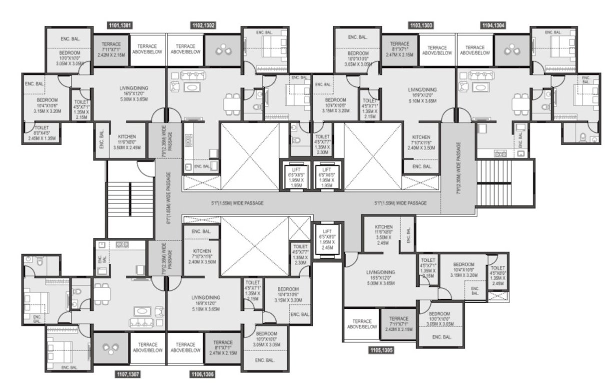  unique k ville G Cluster Plan