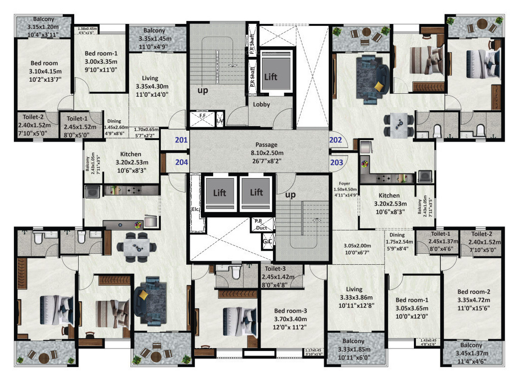  nyati emerald Tower 1 Cluster Plan