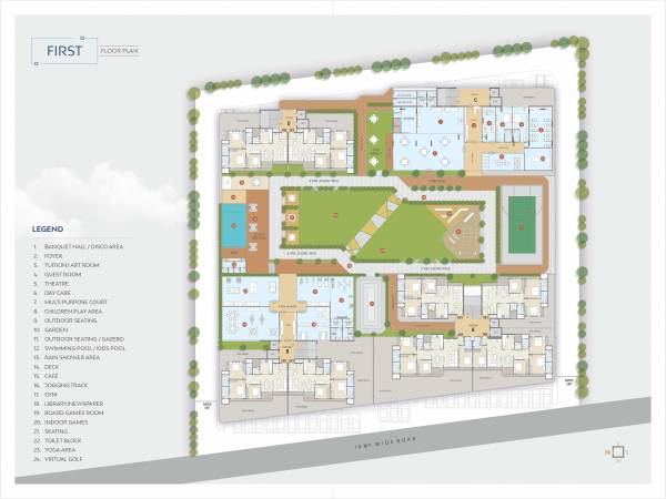  the-skygaze Block A Cluster Plan