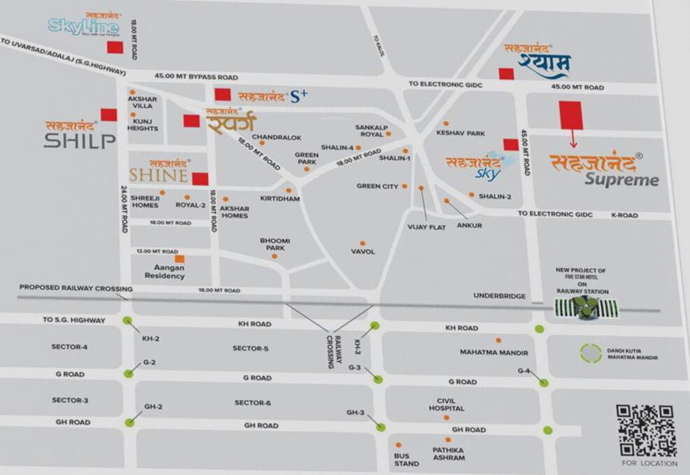  supreme Location Plan