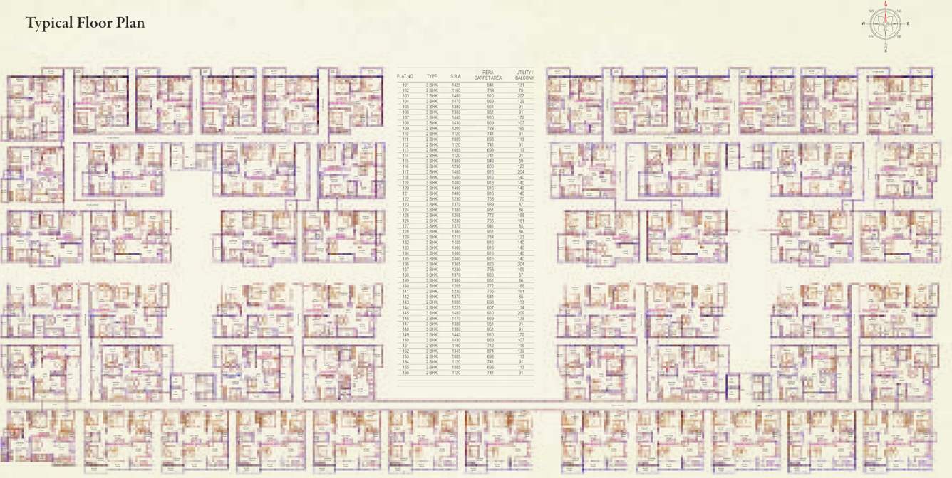  krishnaa divine Aryan Krishnaa Divine Typical Cluster Plan
