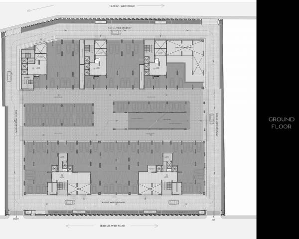  the-bellagio A To E Ground Floor Cluster Plan