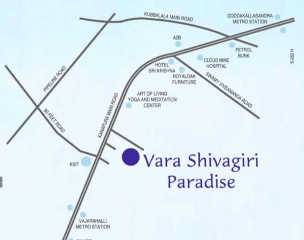  shivagiri-paradise Location Plan