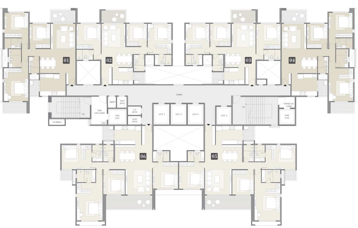24k altura tower a and b Tower B Cluster Plan from 2nd, 3rd, 5th, 6th, 7th, 8th, 10th, 11th, 12th, 13th, 15th, 16th, 17th, 18th, 20th, 21th, 22th, 23rd, 25th And 26th Floor