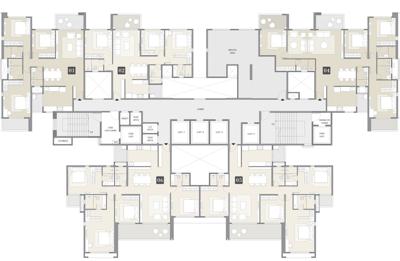  24k-altura-tower-a-and-b Tower B Cluster Plan from 4th, 9th, 14th, 19th And 24th Floor