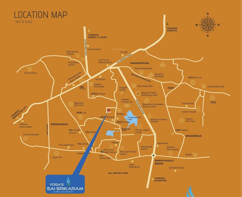 yogas sai srikaram Location Plan