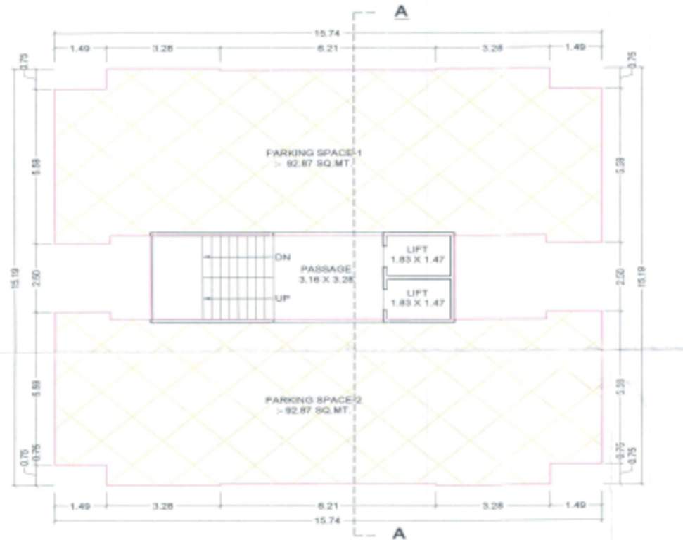  meena heights tower h Meena Heights Tower H Ground Floor Cluster Plan