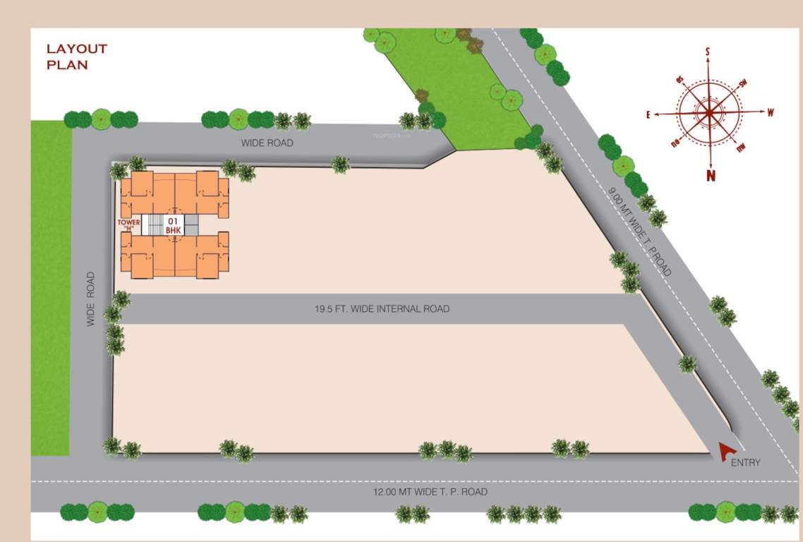  meena heights tower h Layout Plan