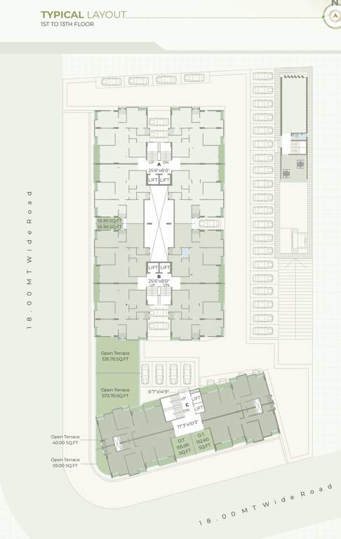  silvernest A To C Cluster Plan For 1st To 13th Floor