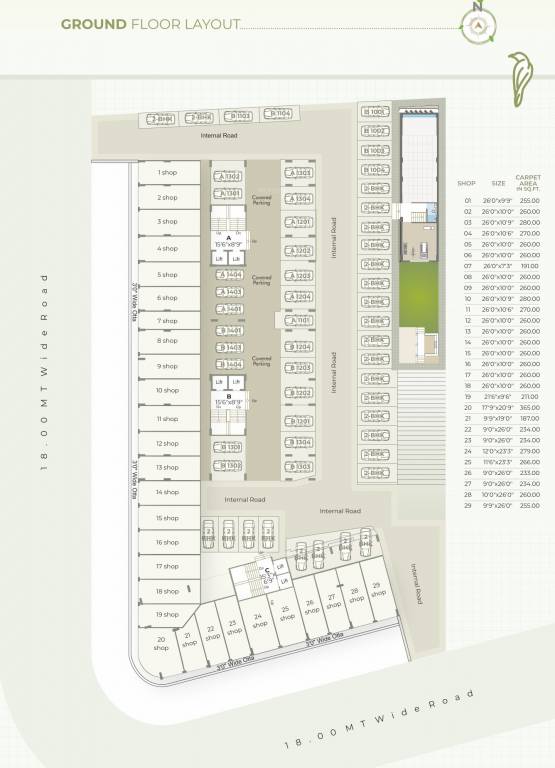  silvernest A To C Ground Cluster Plan