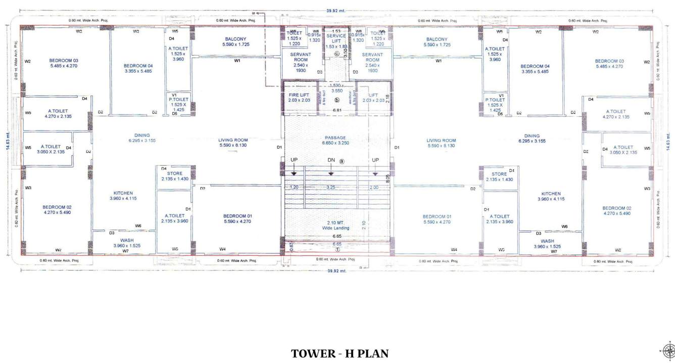  kronis H Typical Cluster Plan