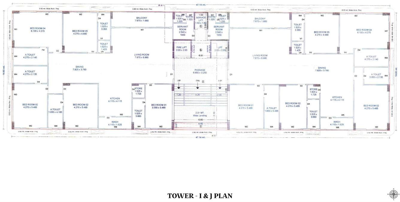 kronis I And J Typical Cluster Plan