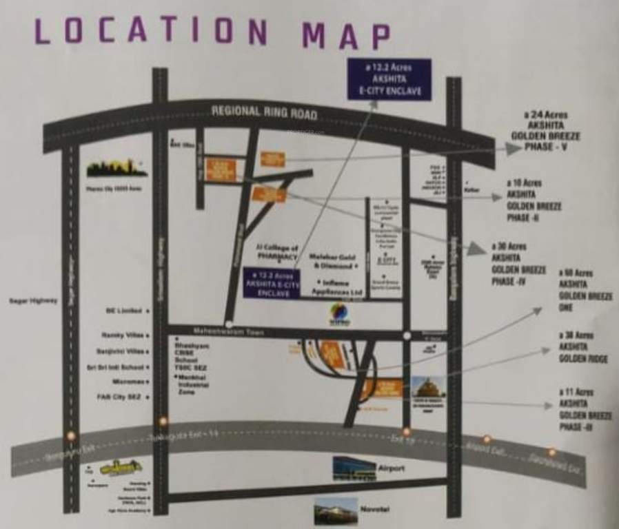  e city enclave Location Plan