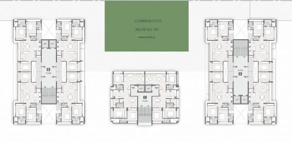  primero Block A Cluster Plan from 1st to 11th Floor