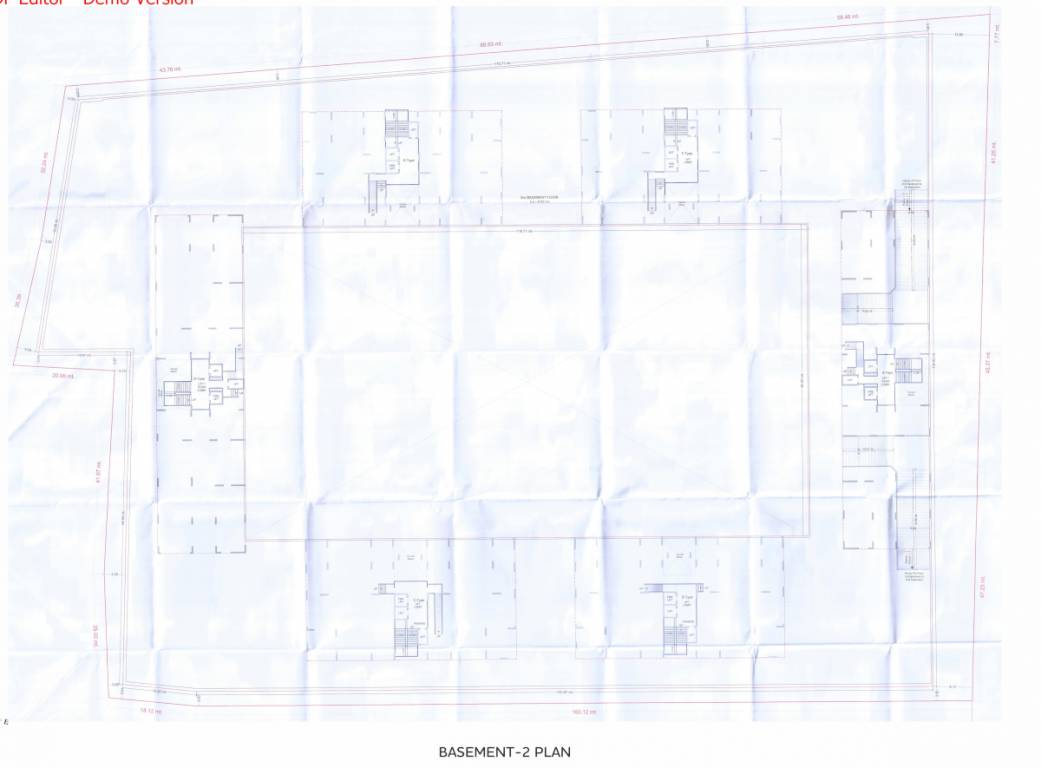 golf link Block A, Block B, Block C, Block D, Block E, Block F Basement 2 Cluster Plan