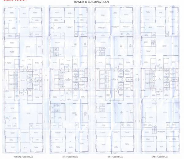  golf-link Block D Cluster Plan from 1st to 18th Floor
