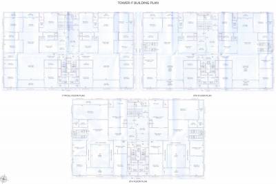  golf-link Block F Cluster Plan from 1st to 9th Floor