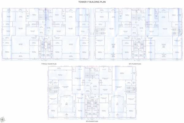  golf-link Block F Cluster Plan from 1st to 9th Floor