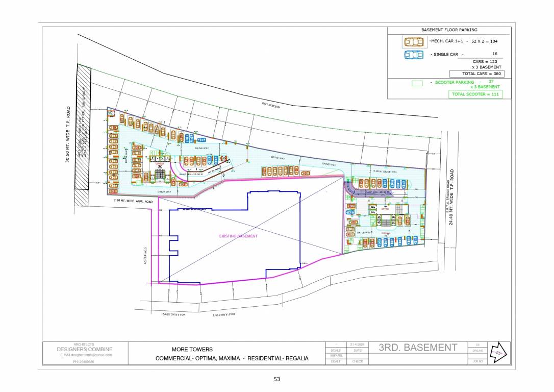  more towers Optima  Regalia Basement 3 Cluster Plan