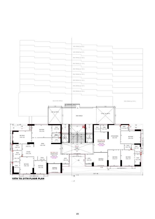  more towers Optima  Regalia Cluster Plan from 19th to 21th Floor