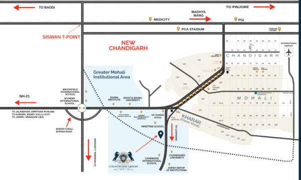  countryside-greens Location Plan