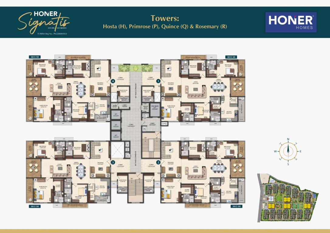  signatis Block H Cluster Plan