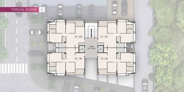 clusterPlan of Vivaan Solitaire