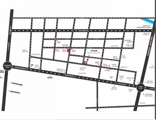  vivaan-solitaire Location Plan