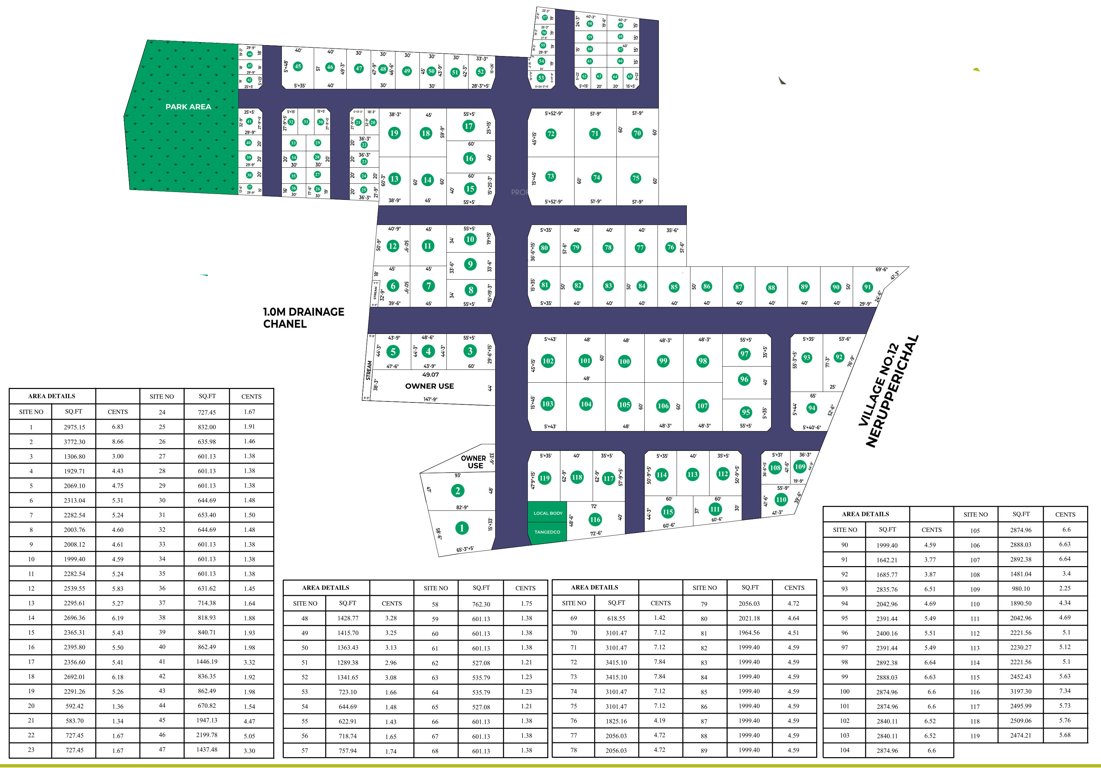  olive garden Layout Plan
