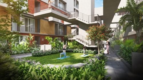  saffron-skies Yoga/ Meditation Area