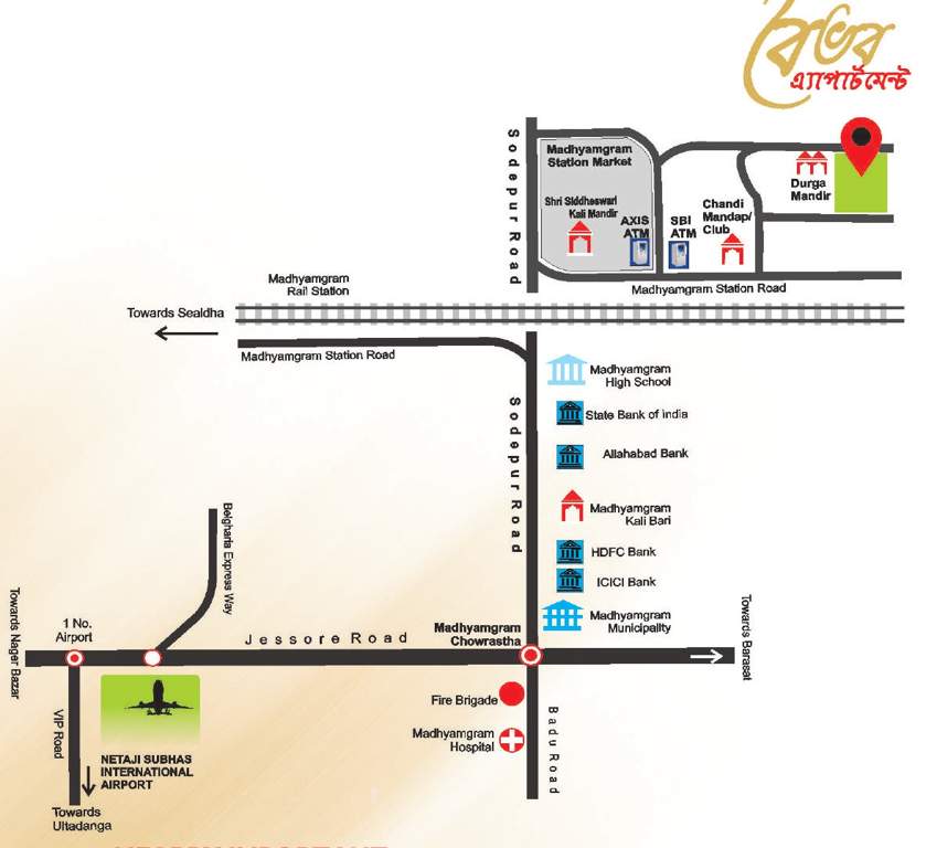 baibhab apartment Location Plan