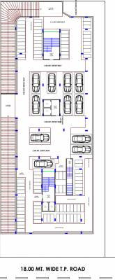  sky Block A  And B Cluster Plan For Basement Plan