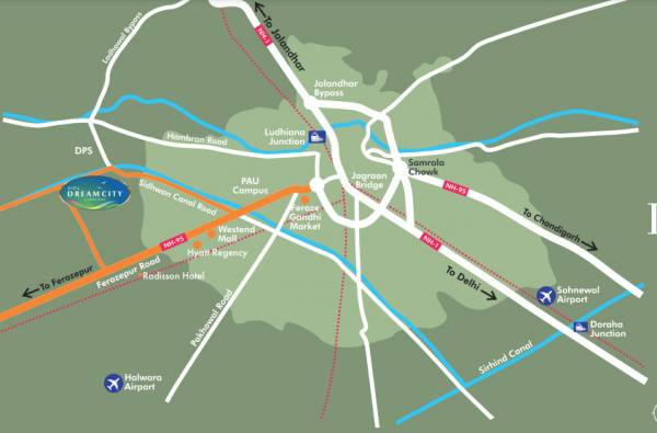  dreamcity Location Plan