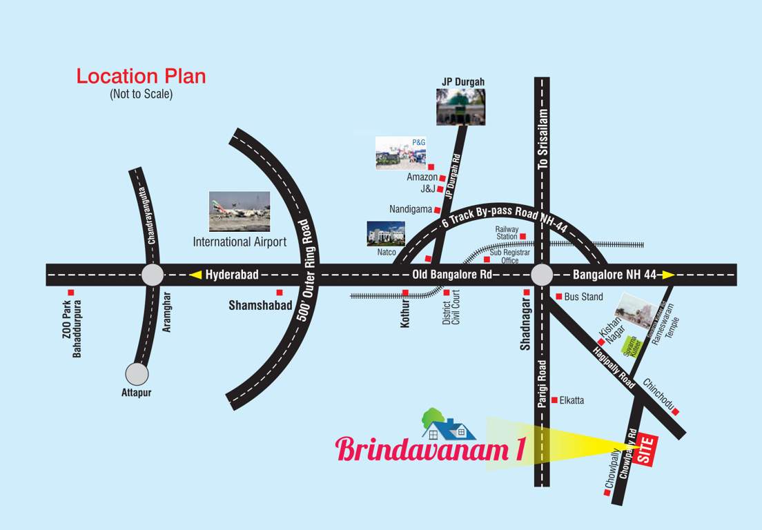  brindavanam  Location Plan