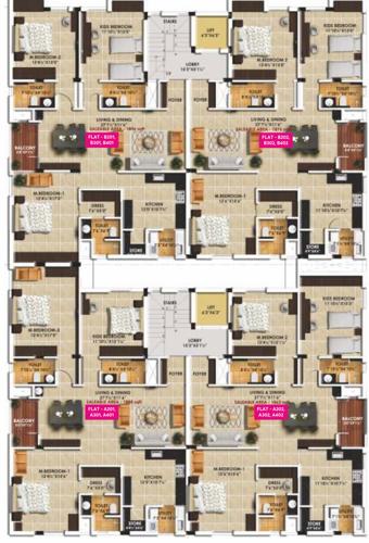  jasoda Nahar Jasoda Cluster Plan from 2nd to 4th Floor