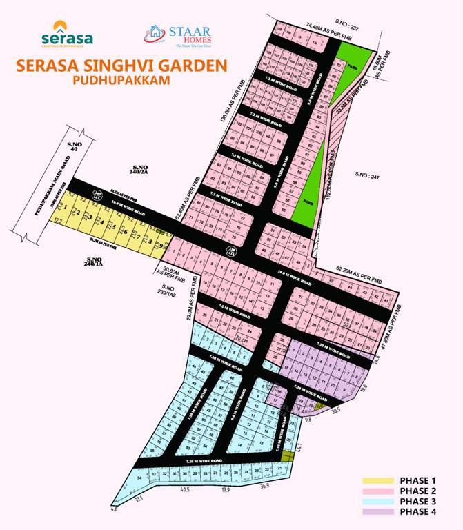  serasa singhvi garden Layout Plan