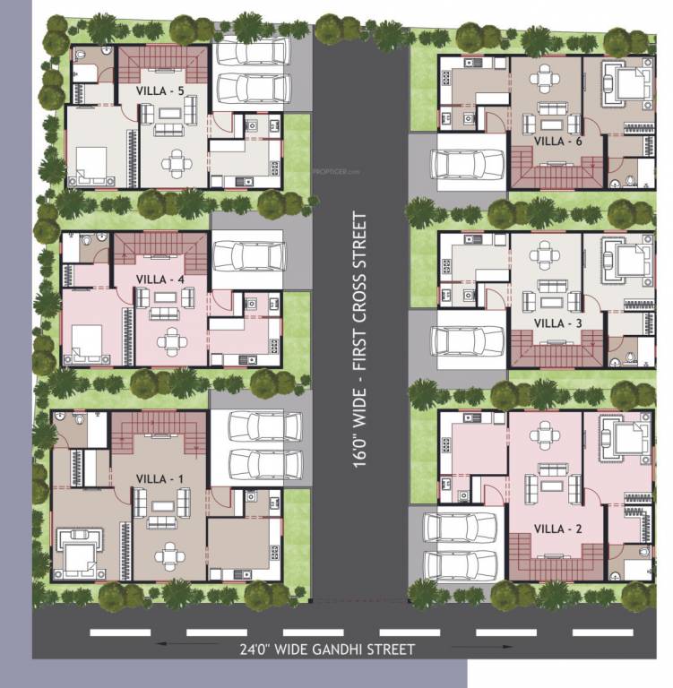  sadhasivam enclave villa Layout Plan