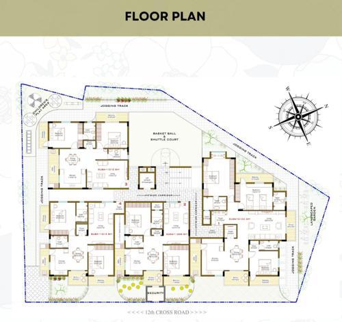  sai-kuteera-appartment Sai Kuteera Appartment Cluster Plan from 1st to 4th Floor