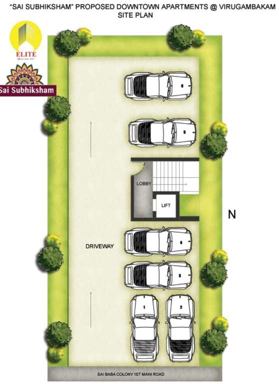  sai subhiksham Sai Subhiksham Cluster Plan for ground Floor