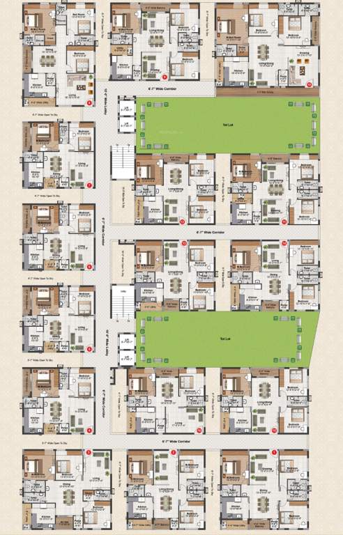  luxuria Luxuria Cluster Plan