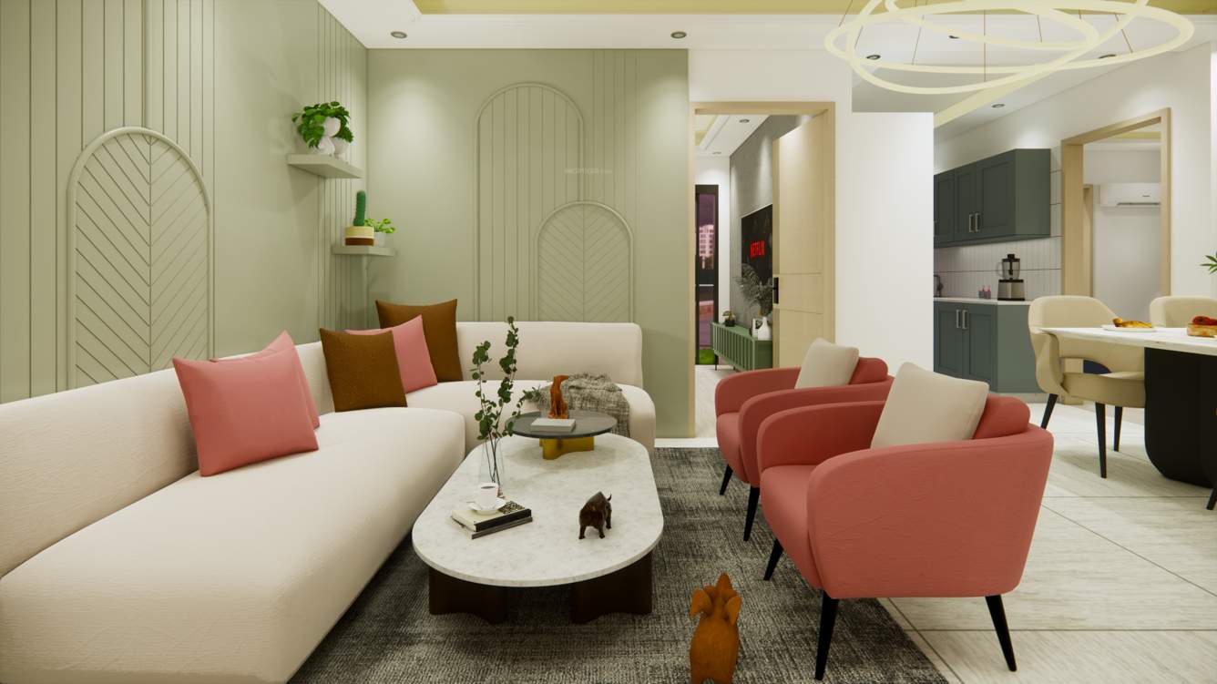 chs affordable flats Living Area